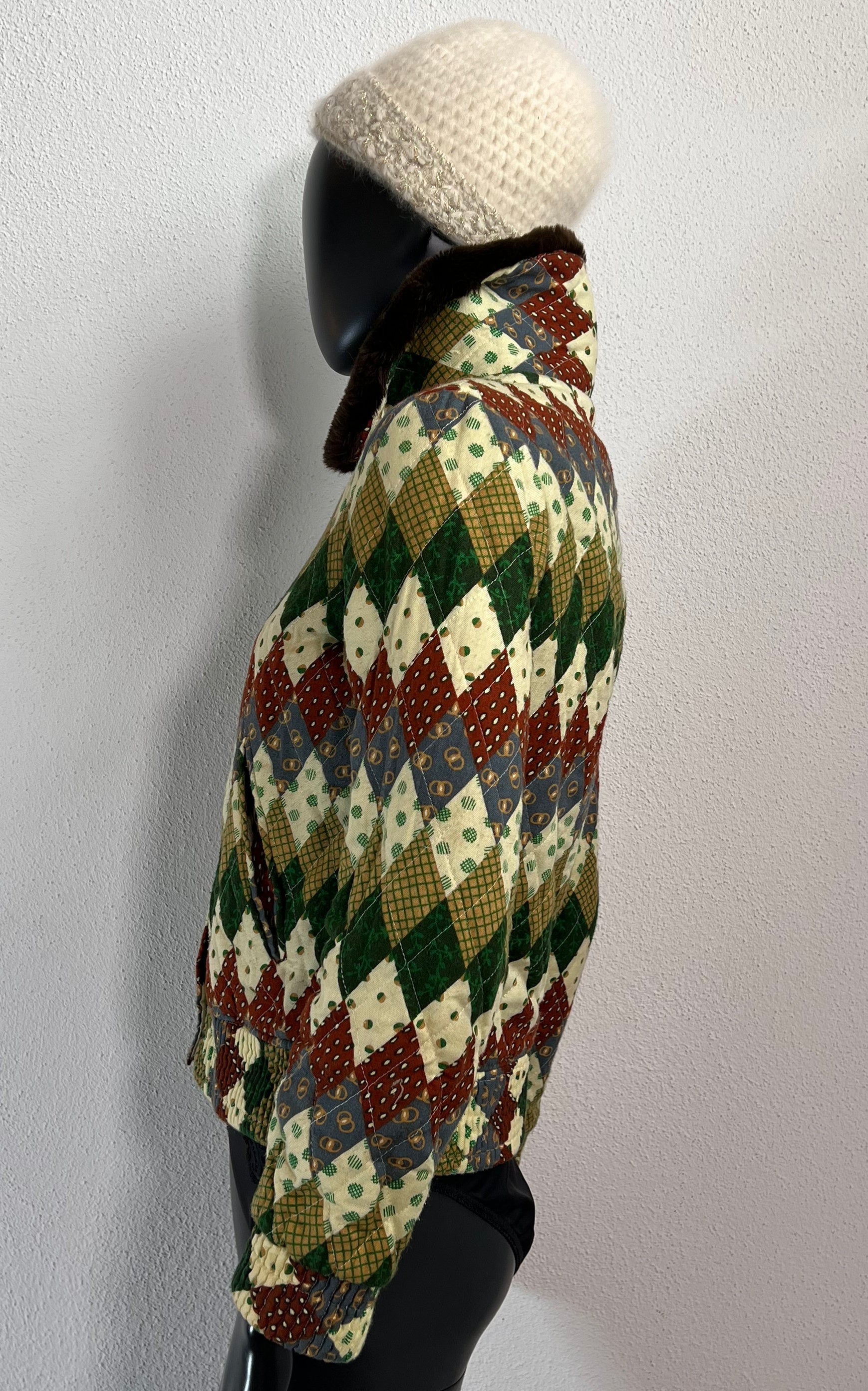 Vintage 70s Daniel Hechter Quilt Jacket