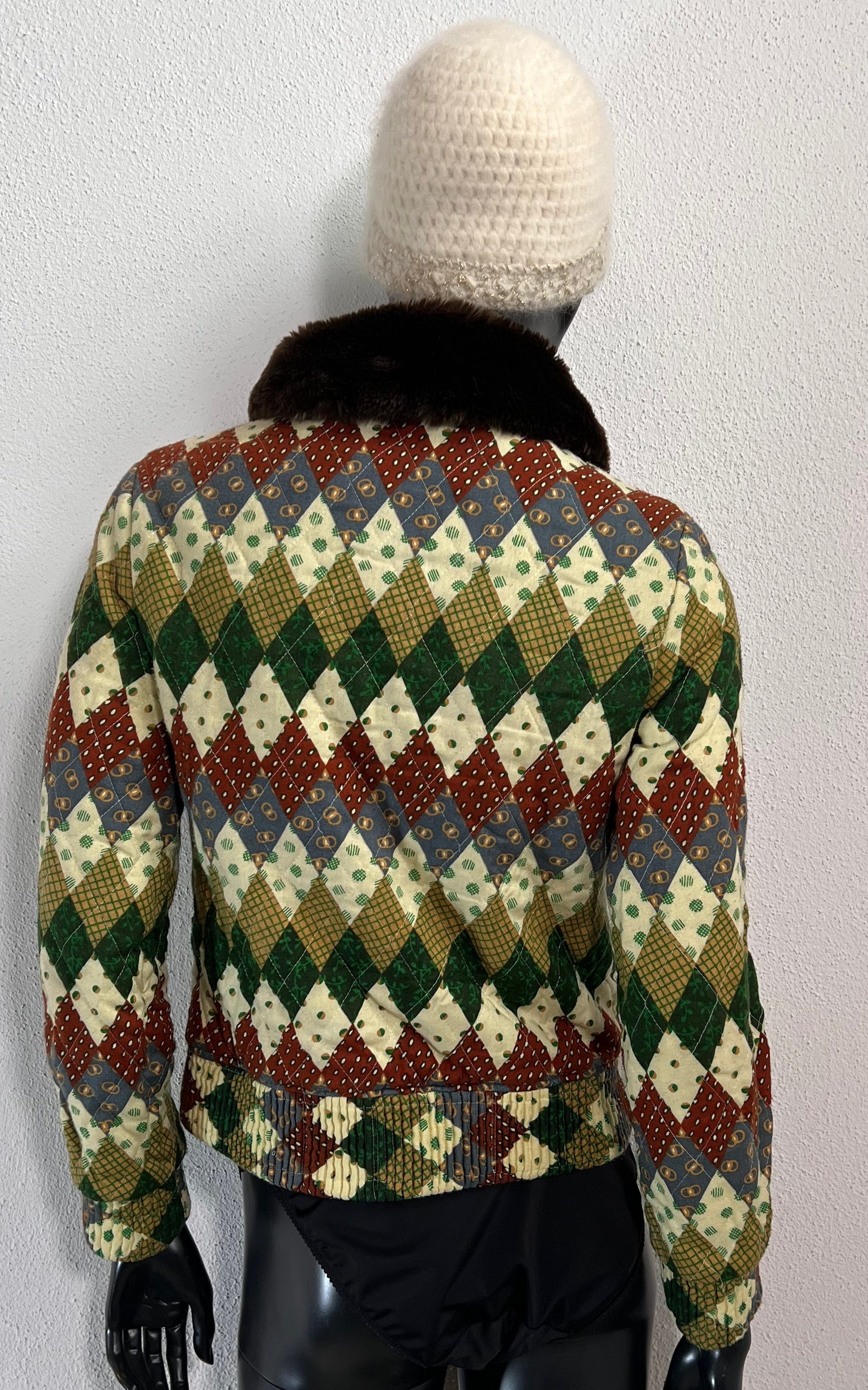 Vintage 70s Daniel Hechter Quilt Jacket