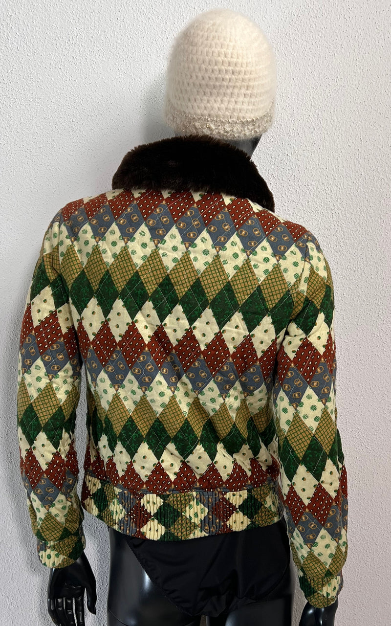 Vintage 70s Daniel Hechter Quilt Jacket
