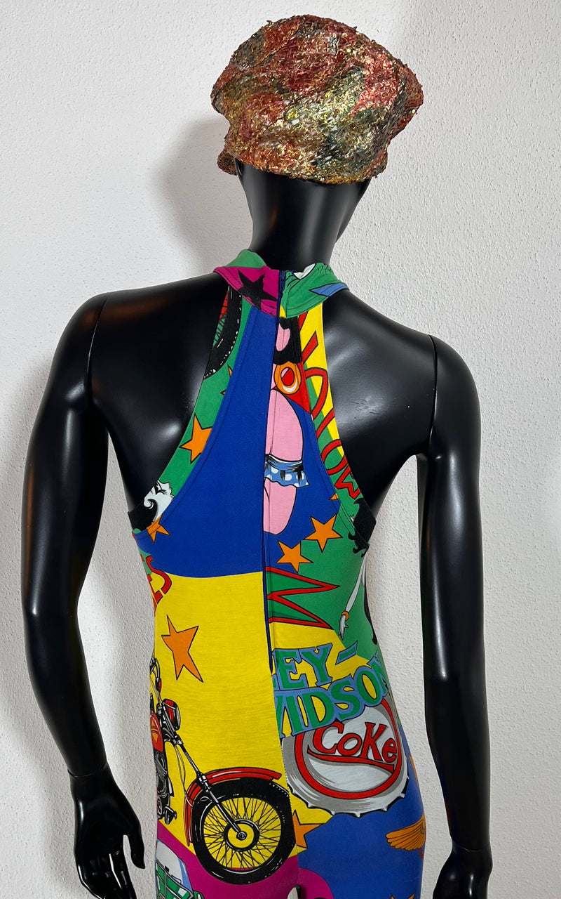 Vintage 90s Versace Jeans Couture Betty Boop Catsuit