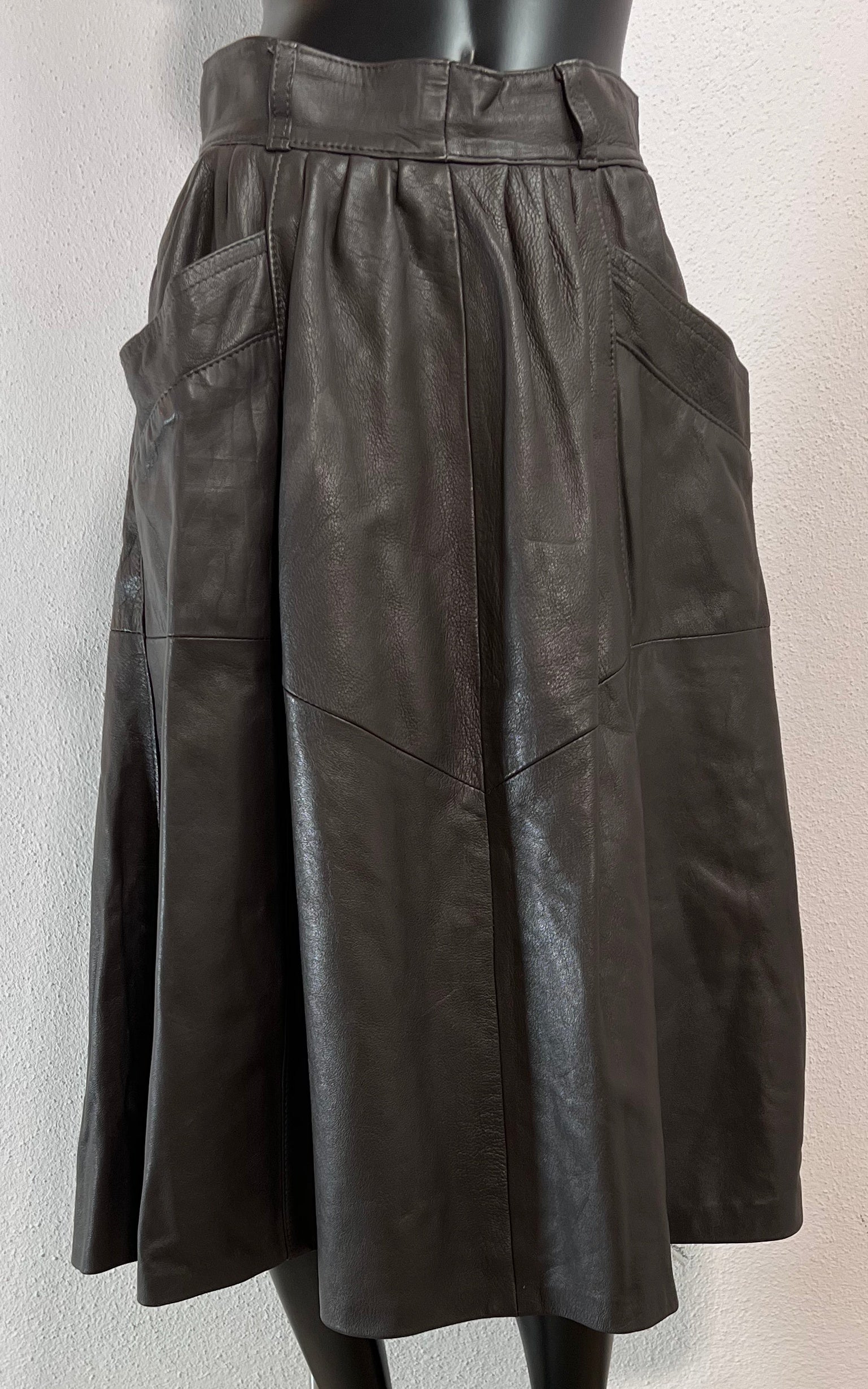 Vintage Leather Skirt