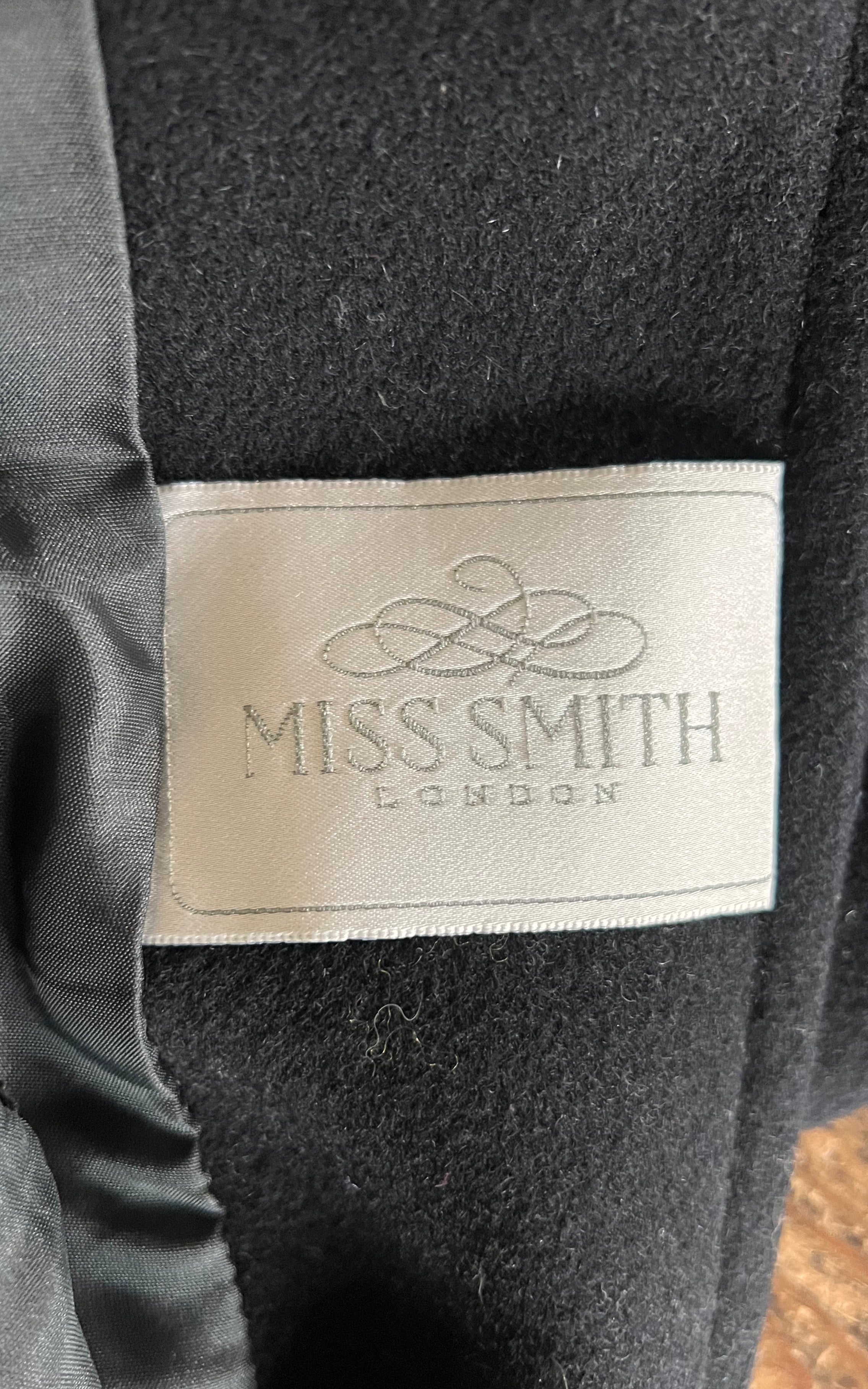 Vintage 90s Big Collar Wool Coat