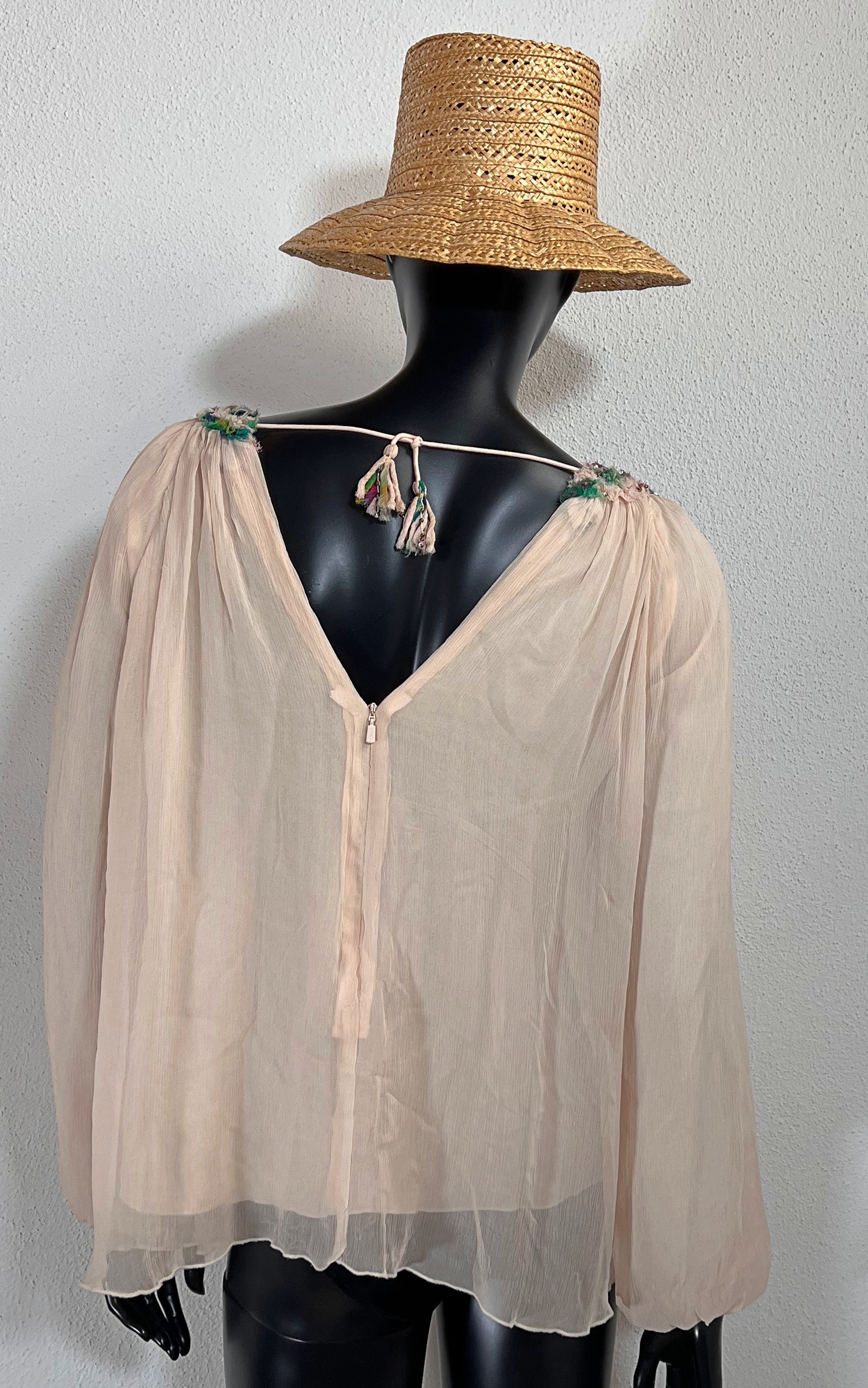 Top in seta vintage Chloe