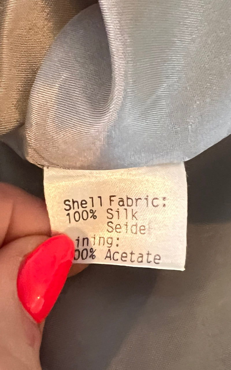 Vintage Hooded Silk Shirt
