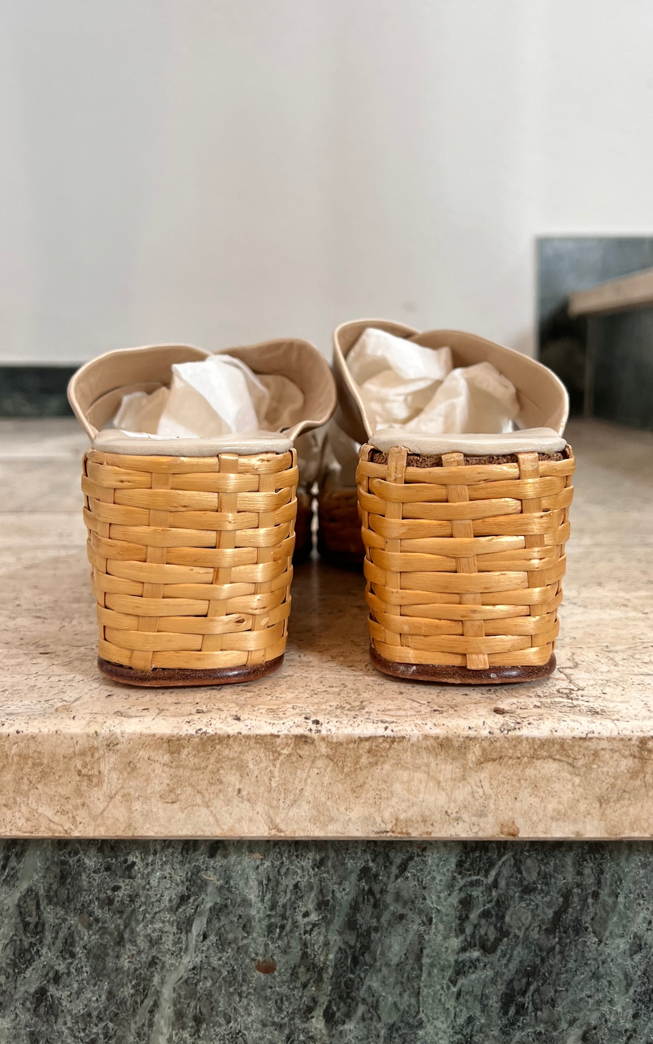 Vintage Charles Jourdan Wedges 40