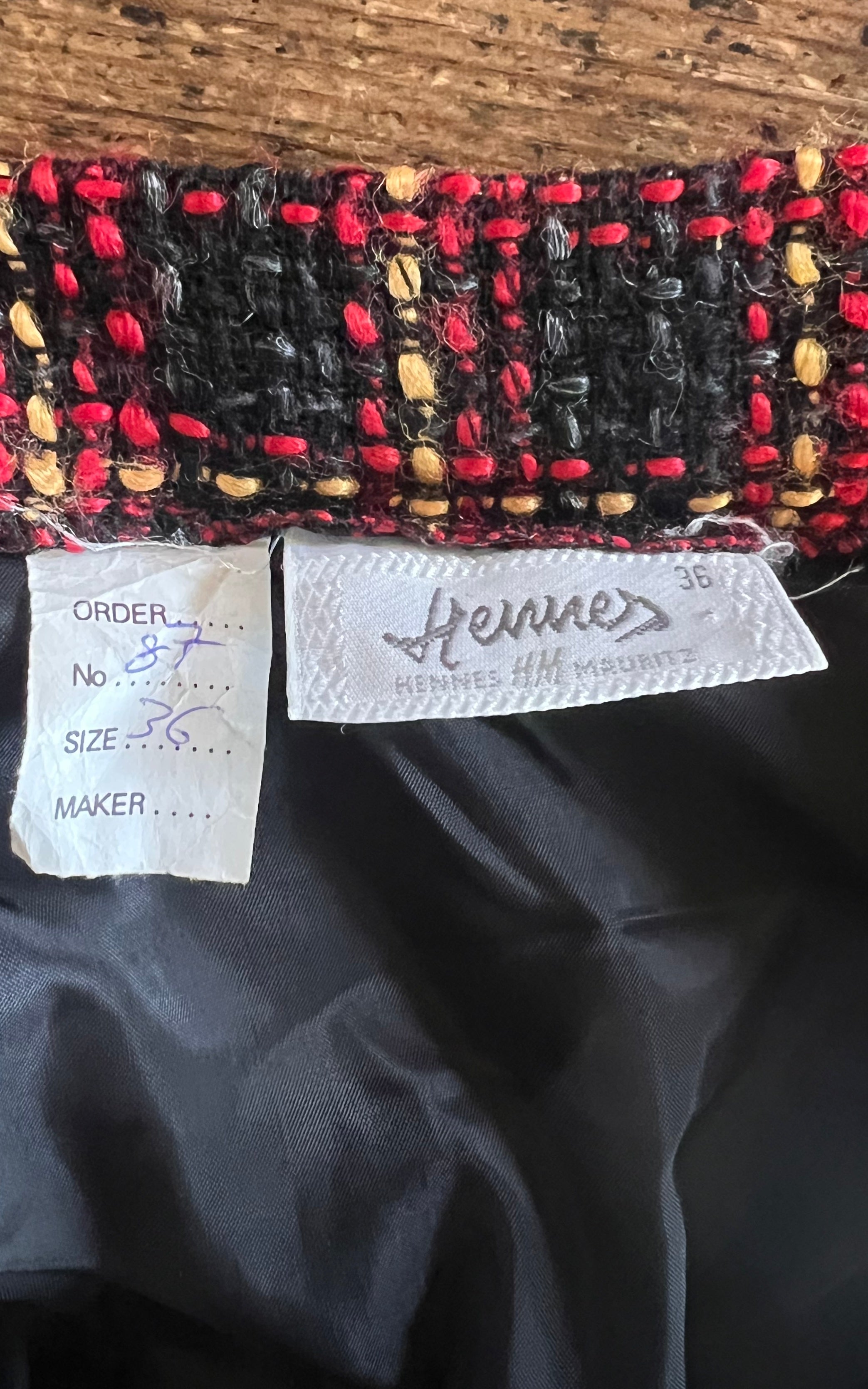 Vintage 90s Boucle Skirt