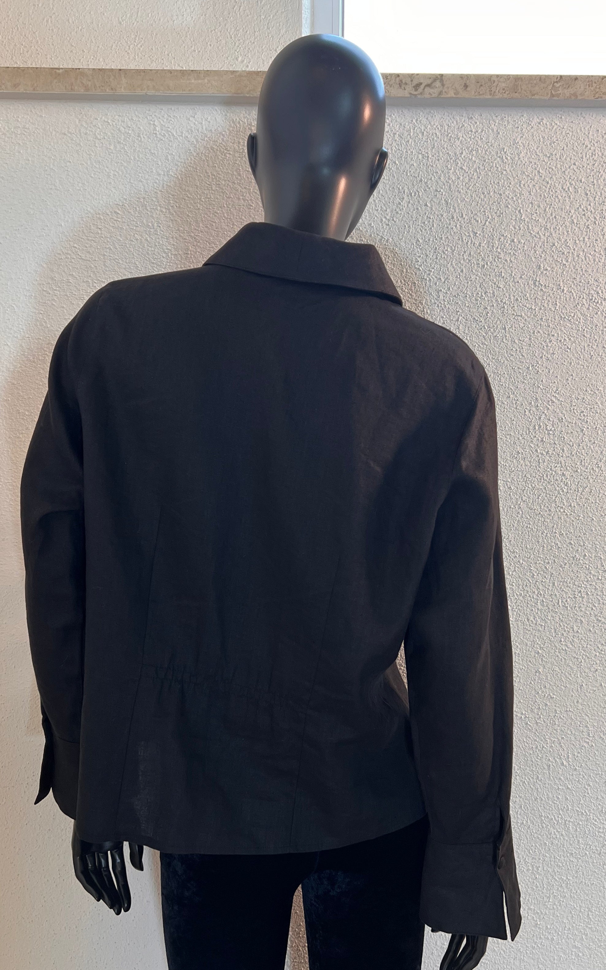 Vintage Y2K Roses Linnen Jacket