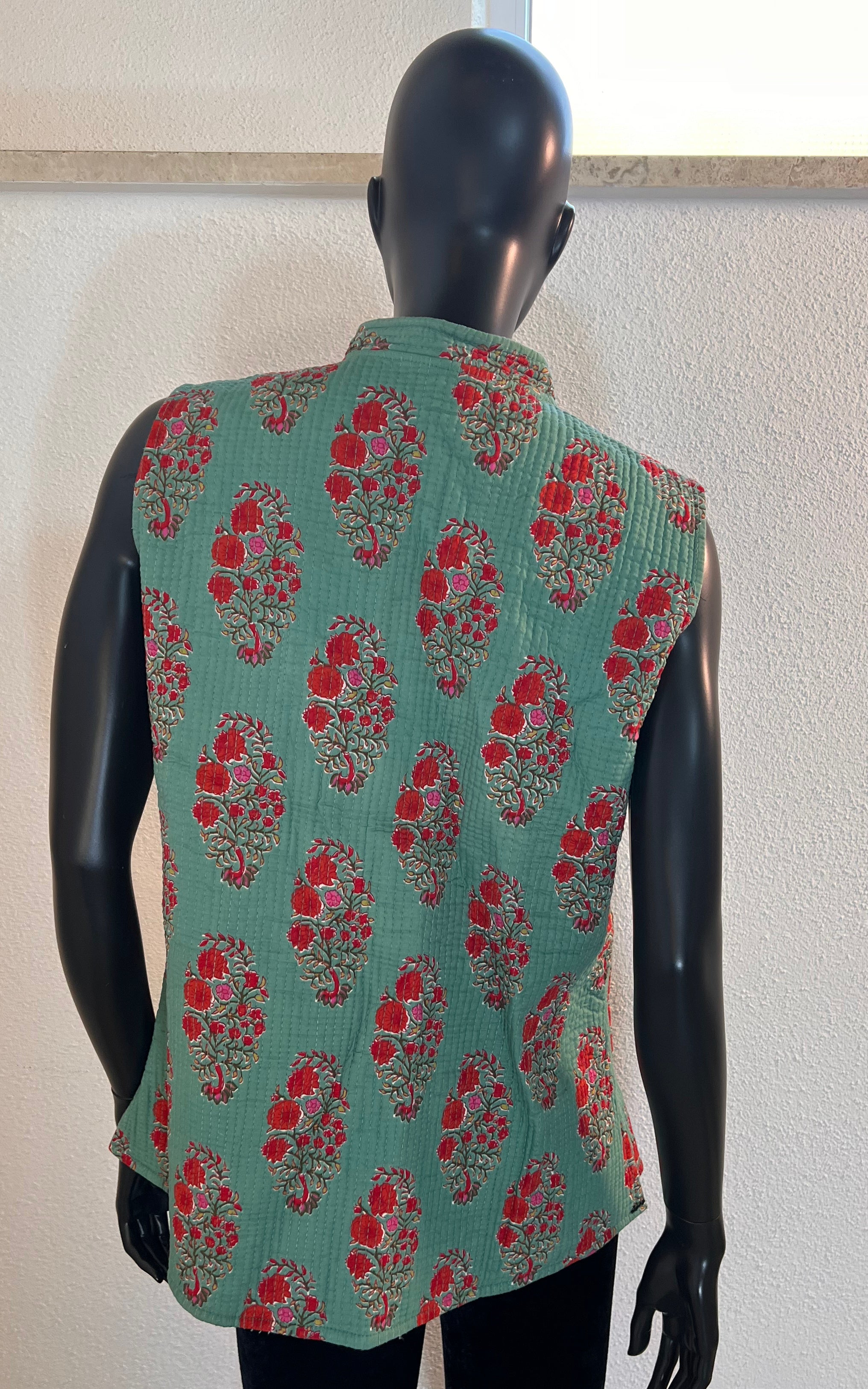 Vintage Reversible Kantha Waistcoat
