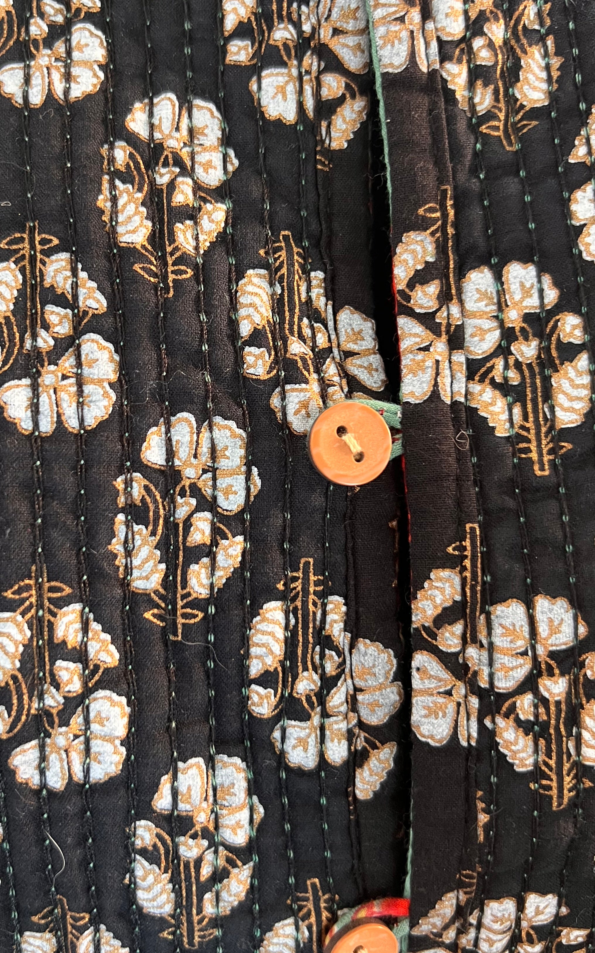 Vintage Reversible Kantha Waistcoat