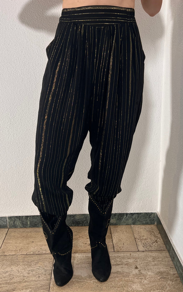Vintage 90s Lurex Pinstripe Pants