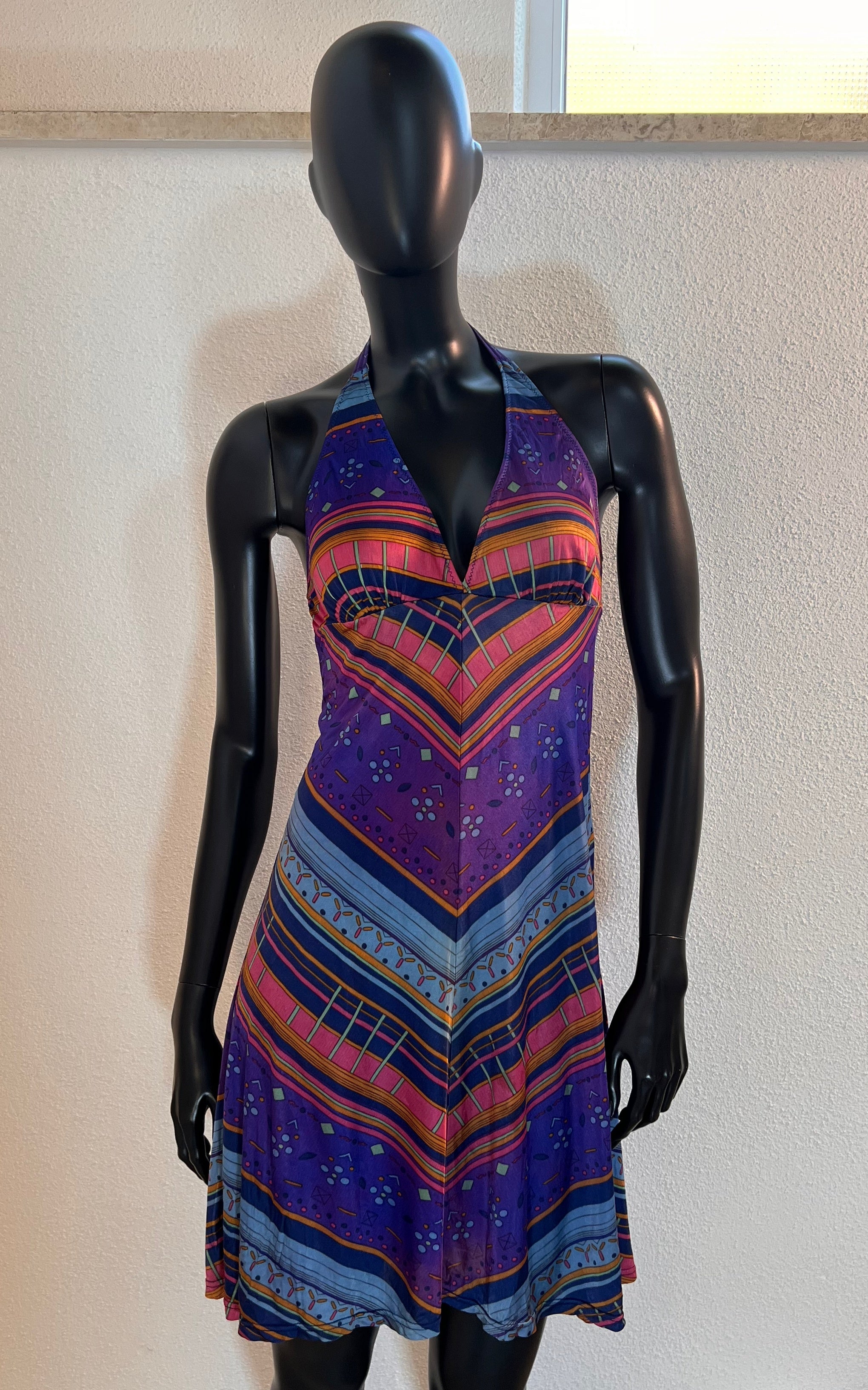 Abito vintage anni '70 con colletto