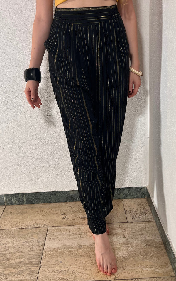 Vintage 90s Lurex Pinstripe Pants