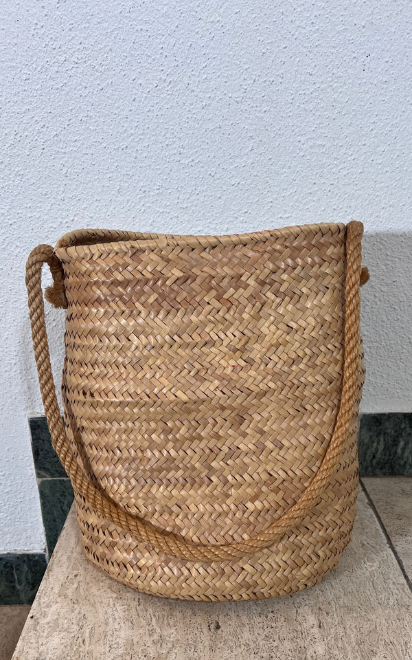 Vintage Mallorca Basket Bag