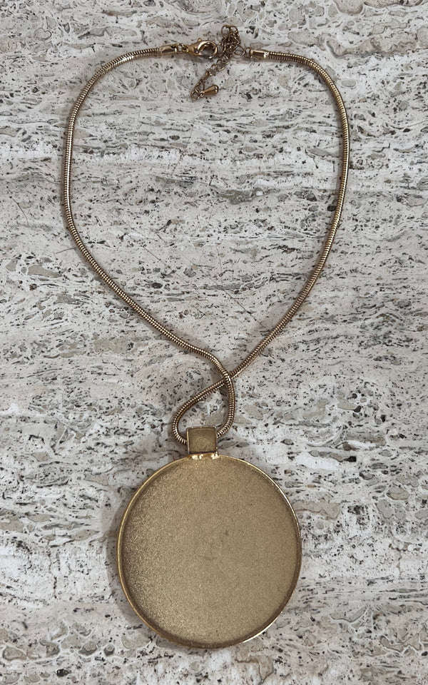 Vintage 90s Spiral Necklace