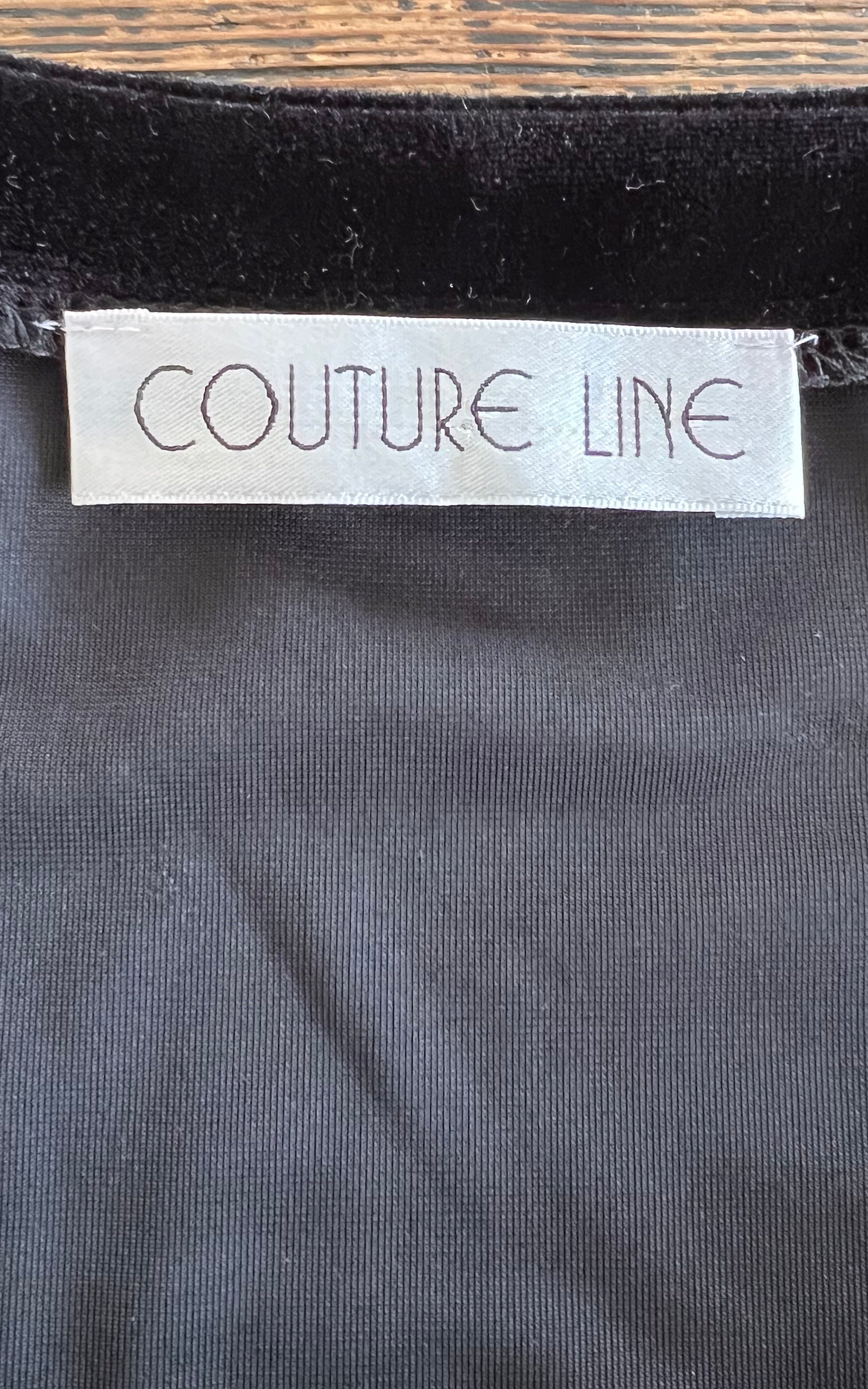 Top in velluto vintage