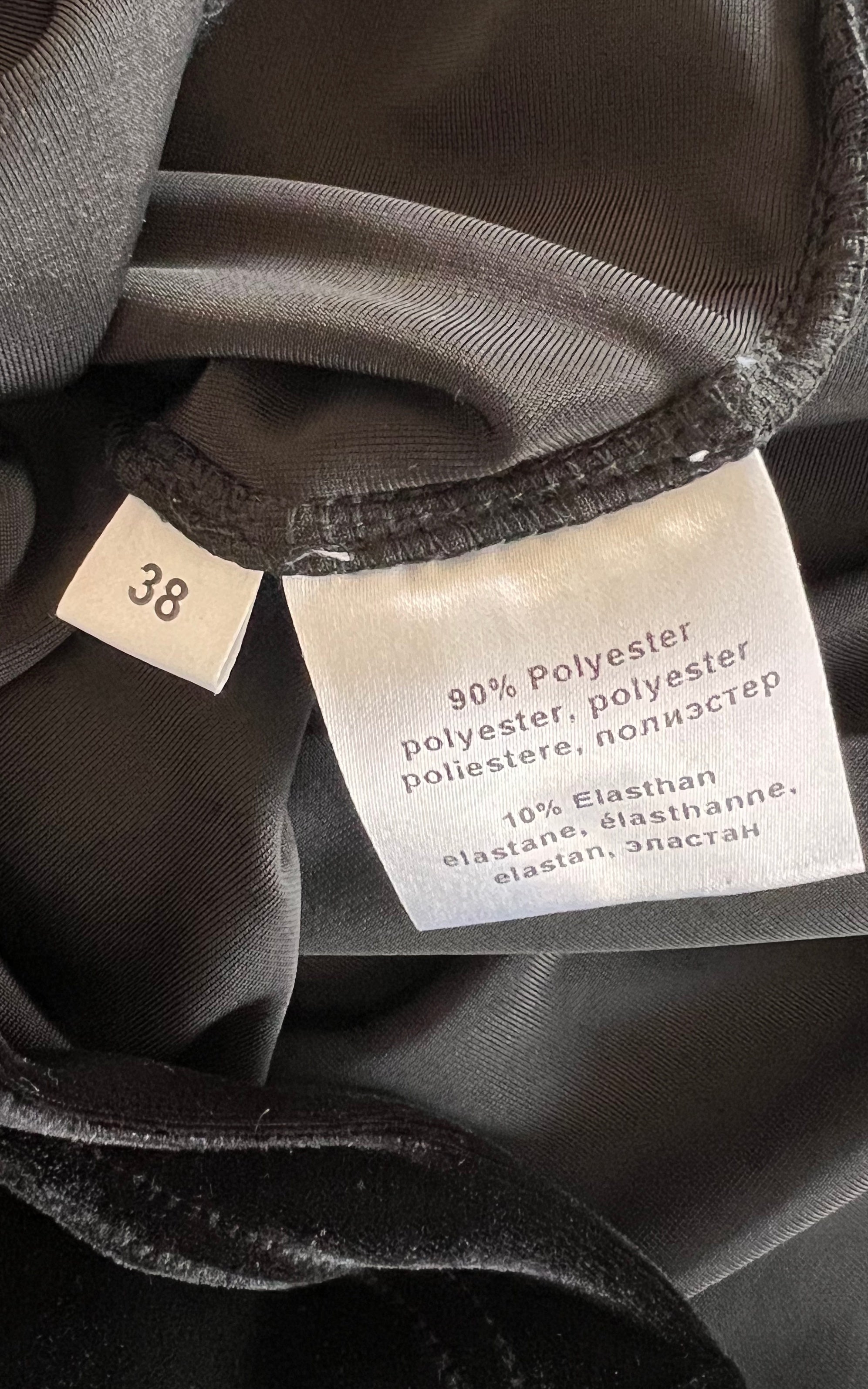 Top in velluto vintage