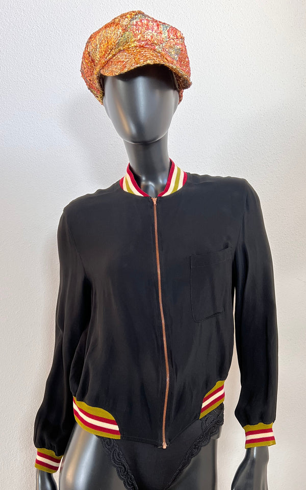 Vintage 90s Junior Gaultier College Bomber Jacket