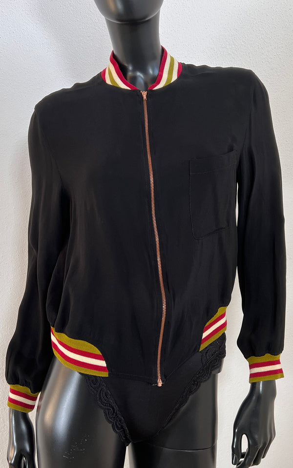 Vintage 90s Junior Gaultier College Bomber Jacket
