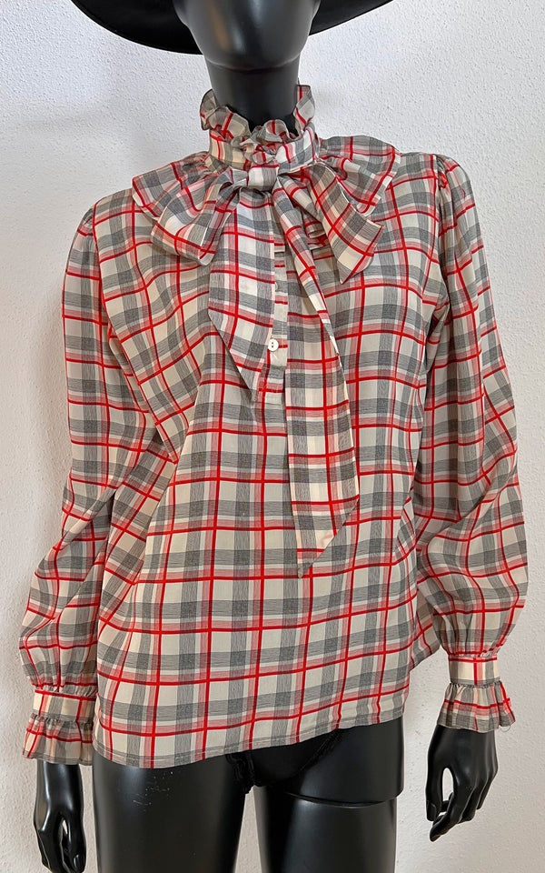 Vintage Yves Saint Laurent Silk Blouse