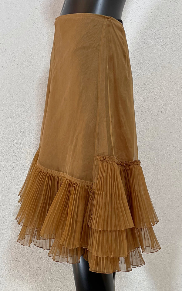 Vintage Jil Sander Tulle Silk Skirt