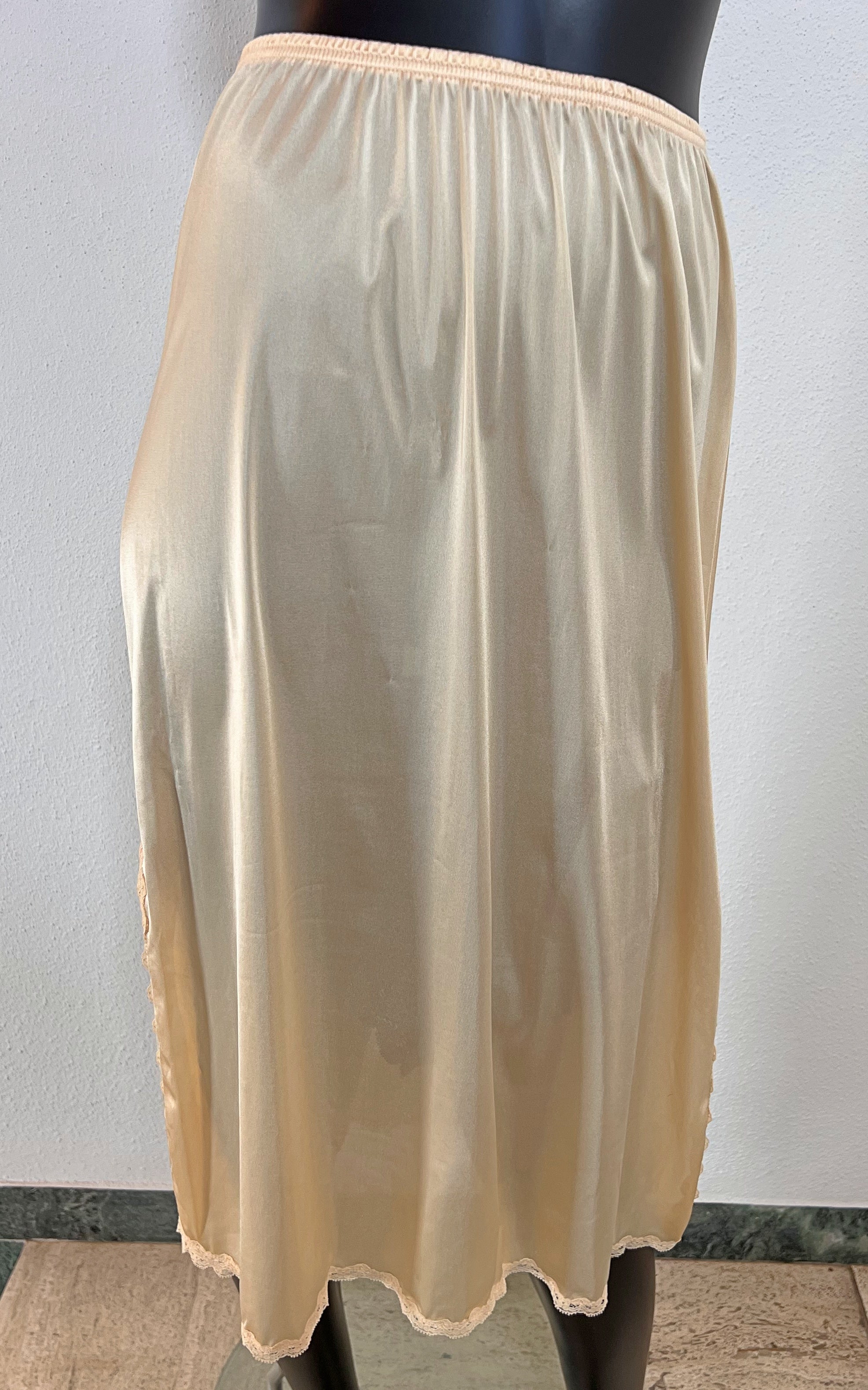 Vintage Nylon Lingerie Skirt