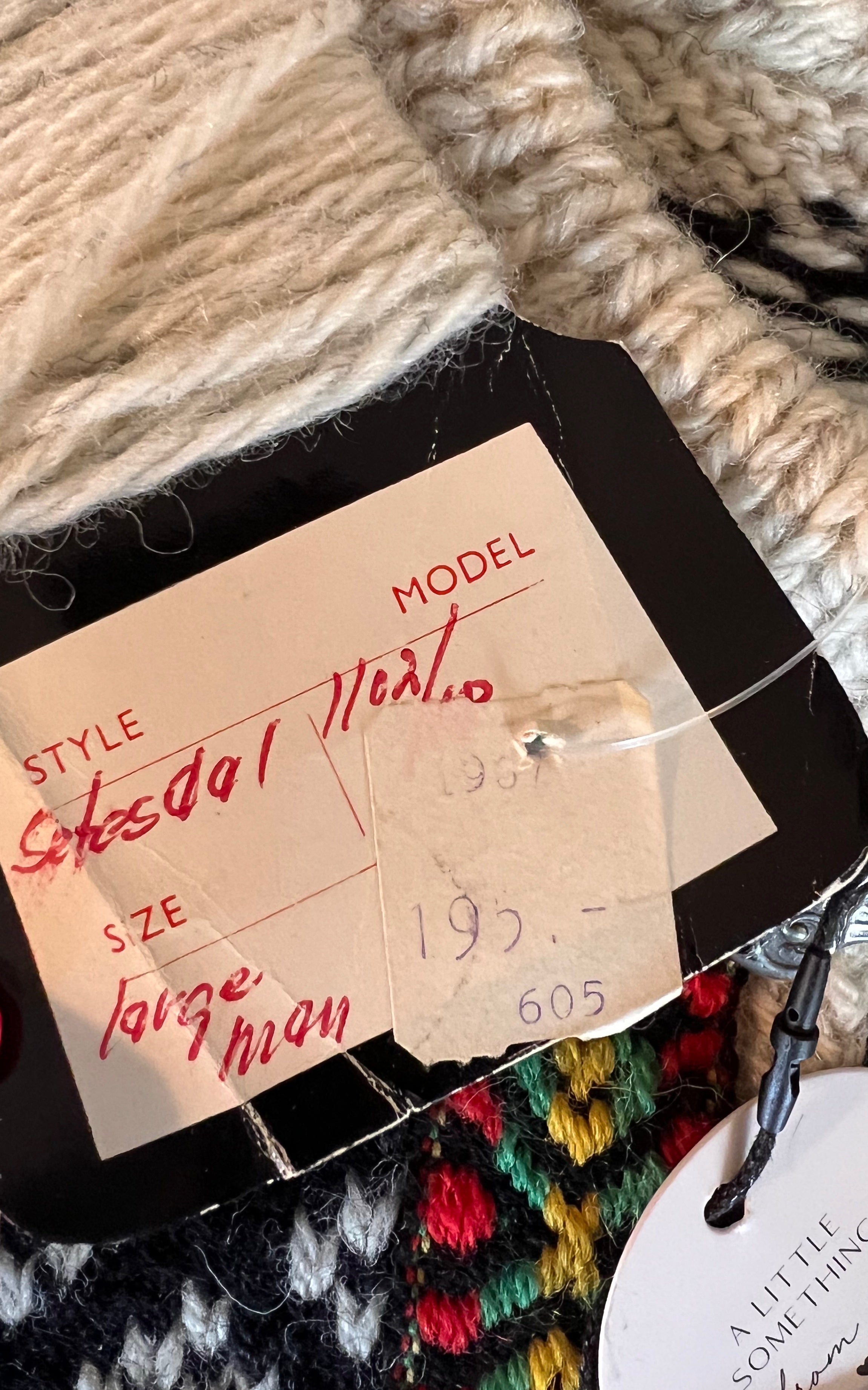 Vintage MENS Fair Isle Wool Jumper Norwegian