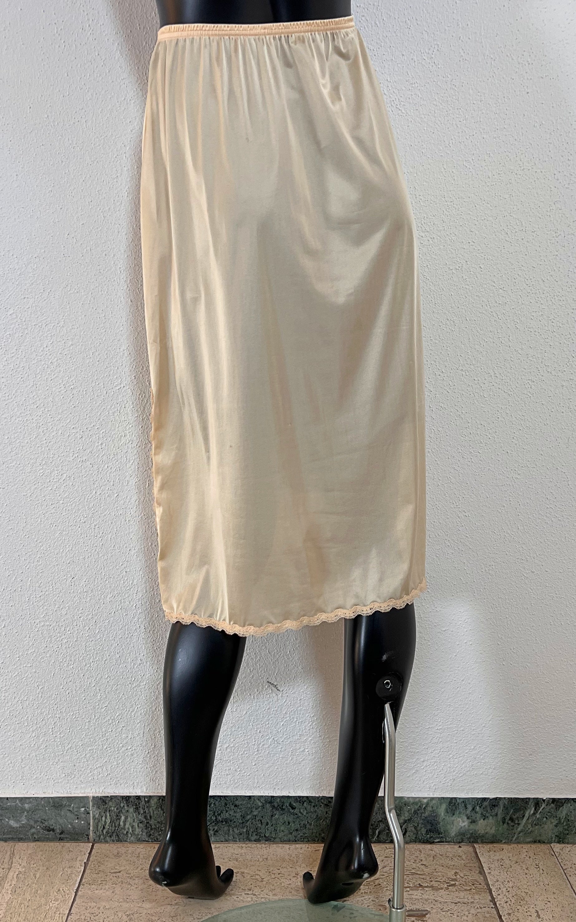 Vintage Nylon Lingerie Skirt