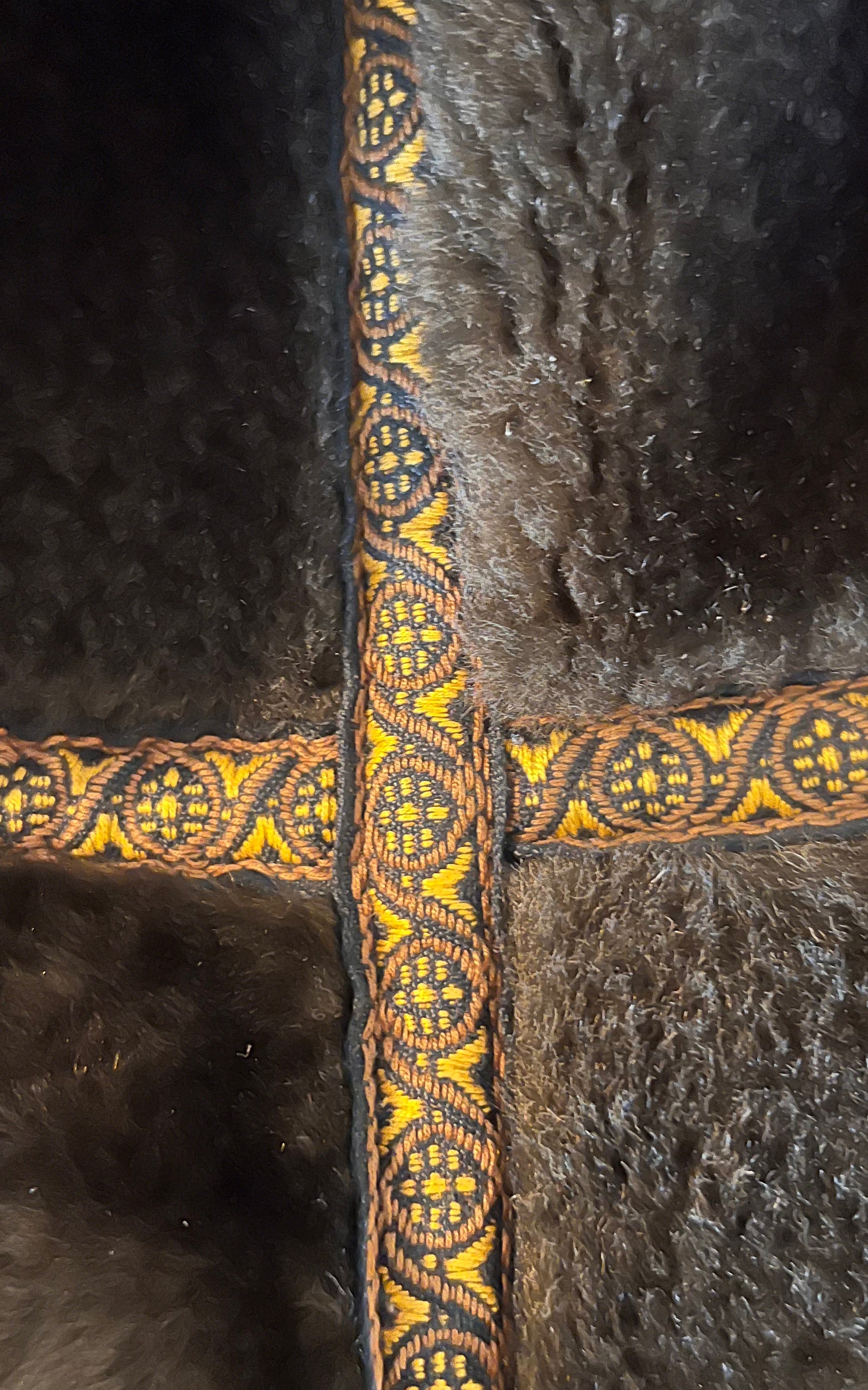 Vintage 70s MENS Shearling Coat