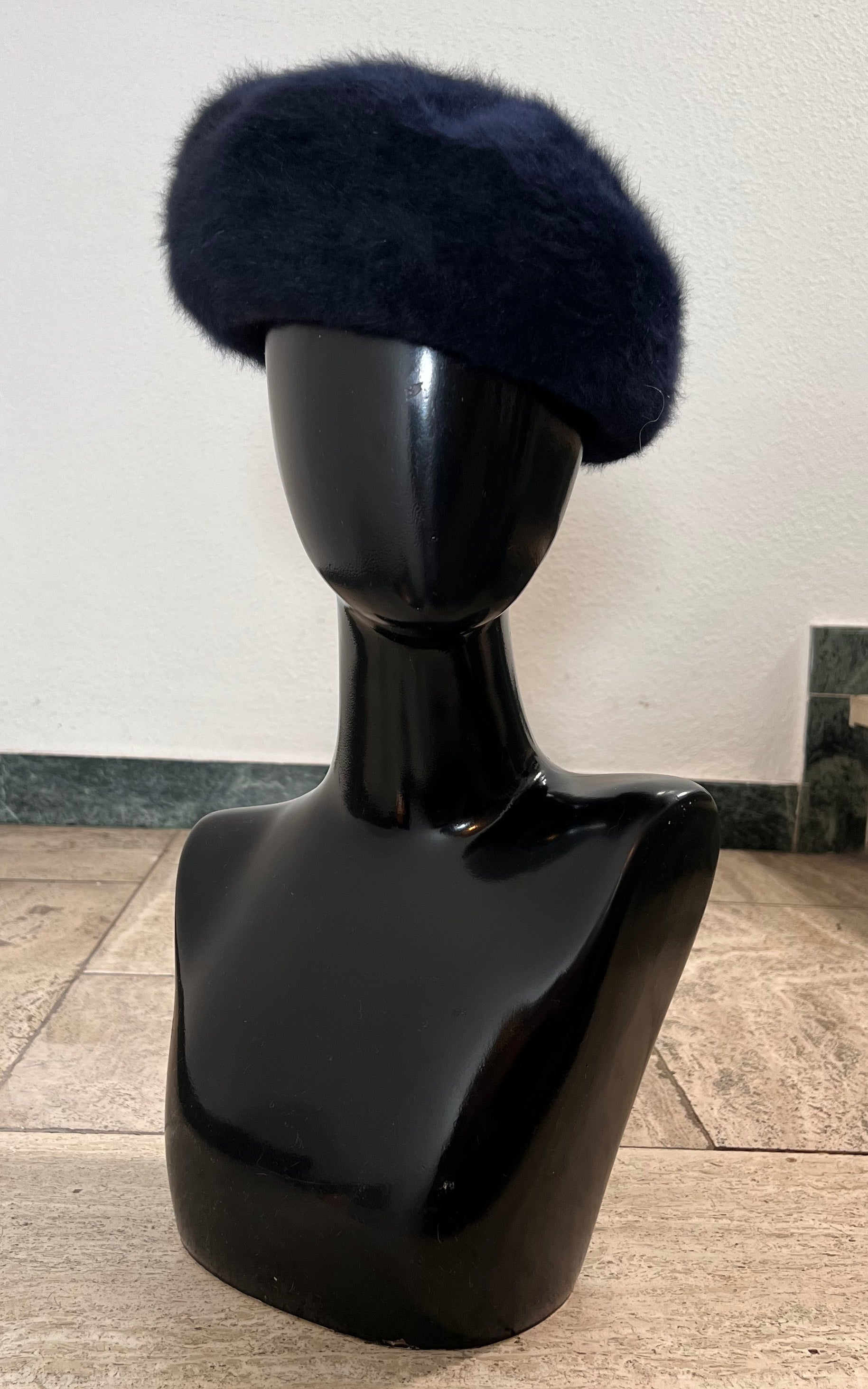 Vintage 60s Angora Beret