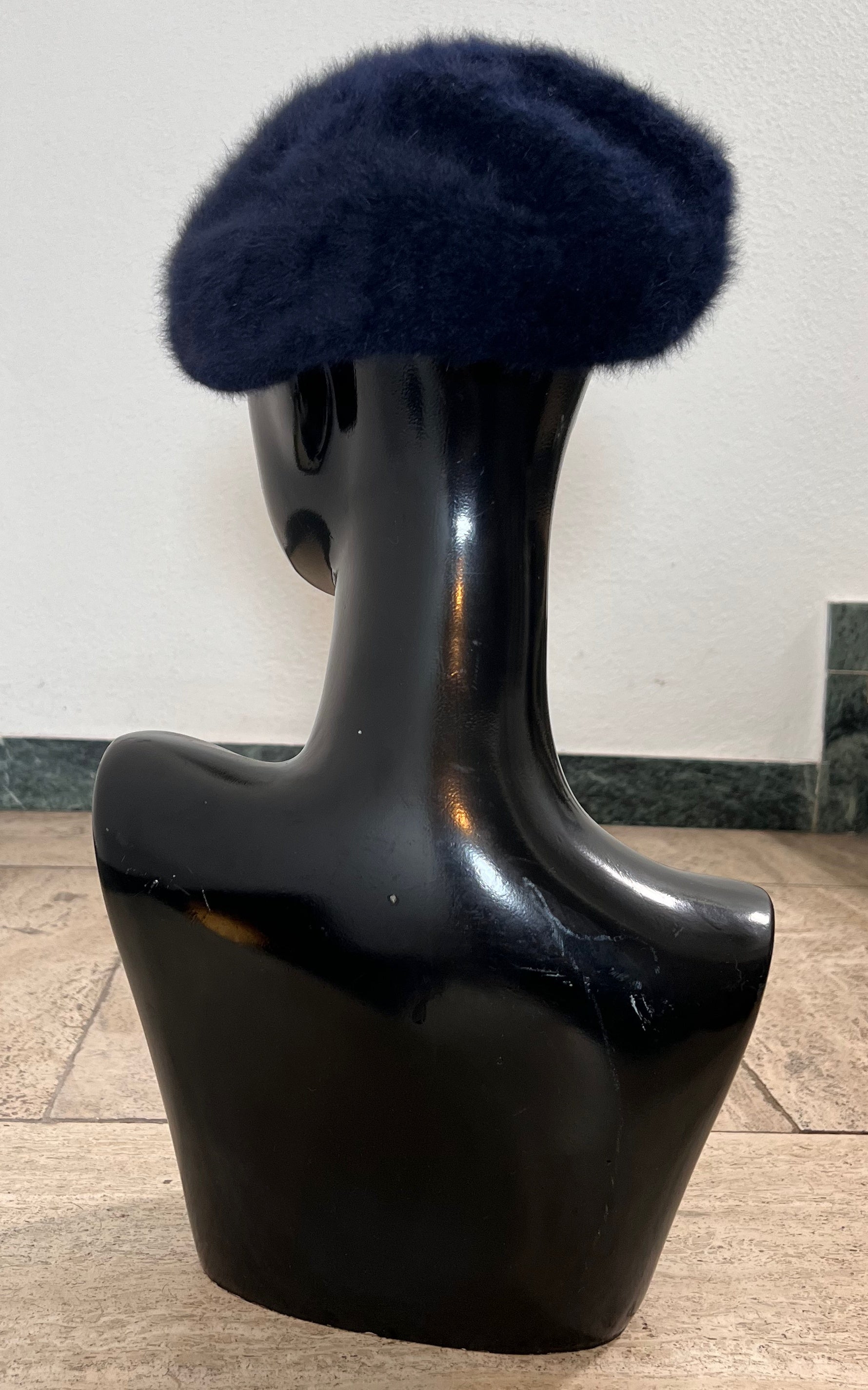 Vintage 60s Angora Beret