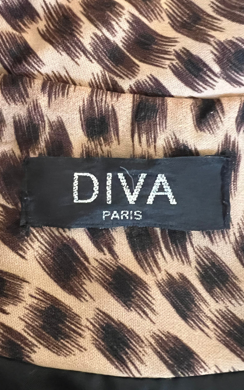 Vintage Leopard Summer Parka