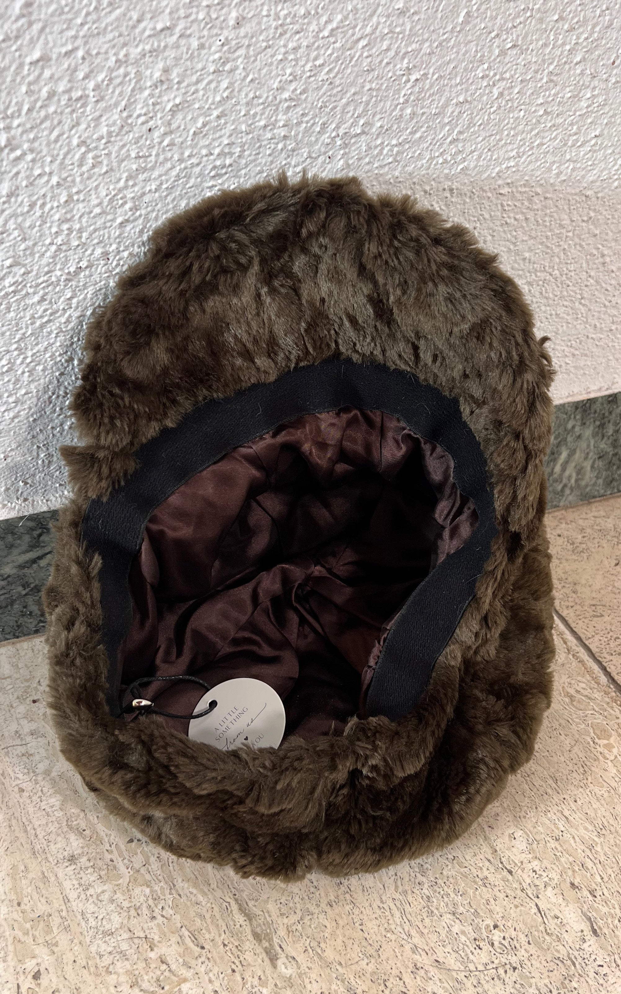 Vintage 70s Fluffy Baker Boy Hat