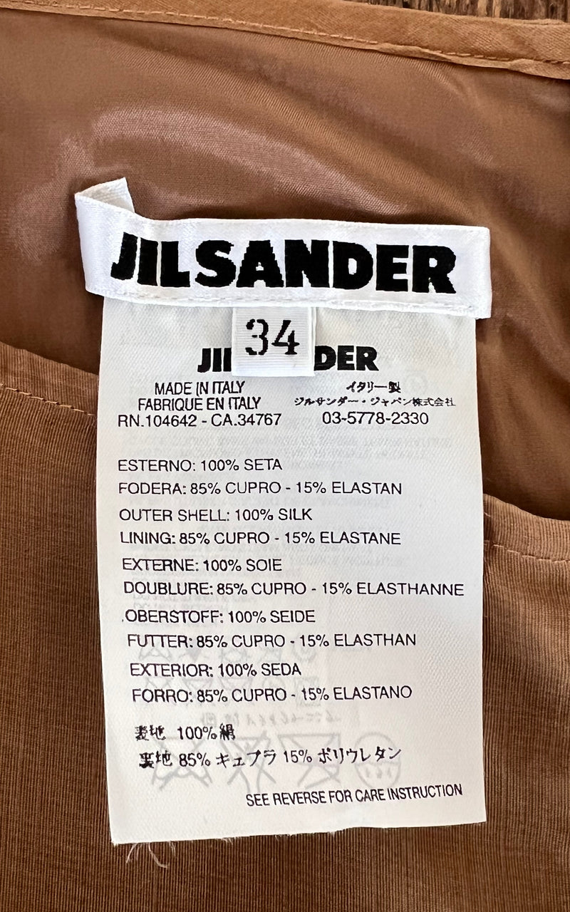 Vintage Jil Sander Tulle Silk Skirt