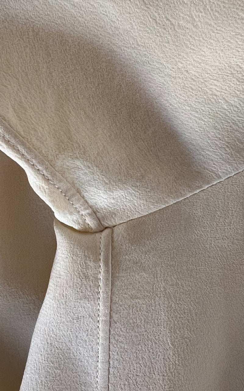Vintage Yves Saint Laurent Silk Crepe Blouse