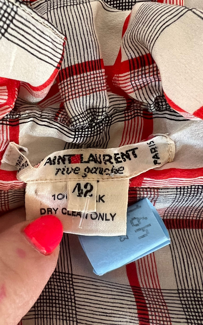 Vintage Yves Saint Laurent Silk Blouse