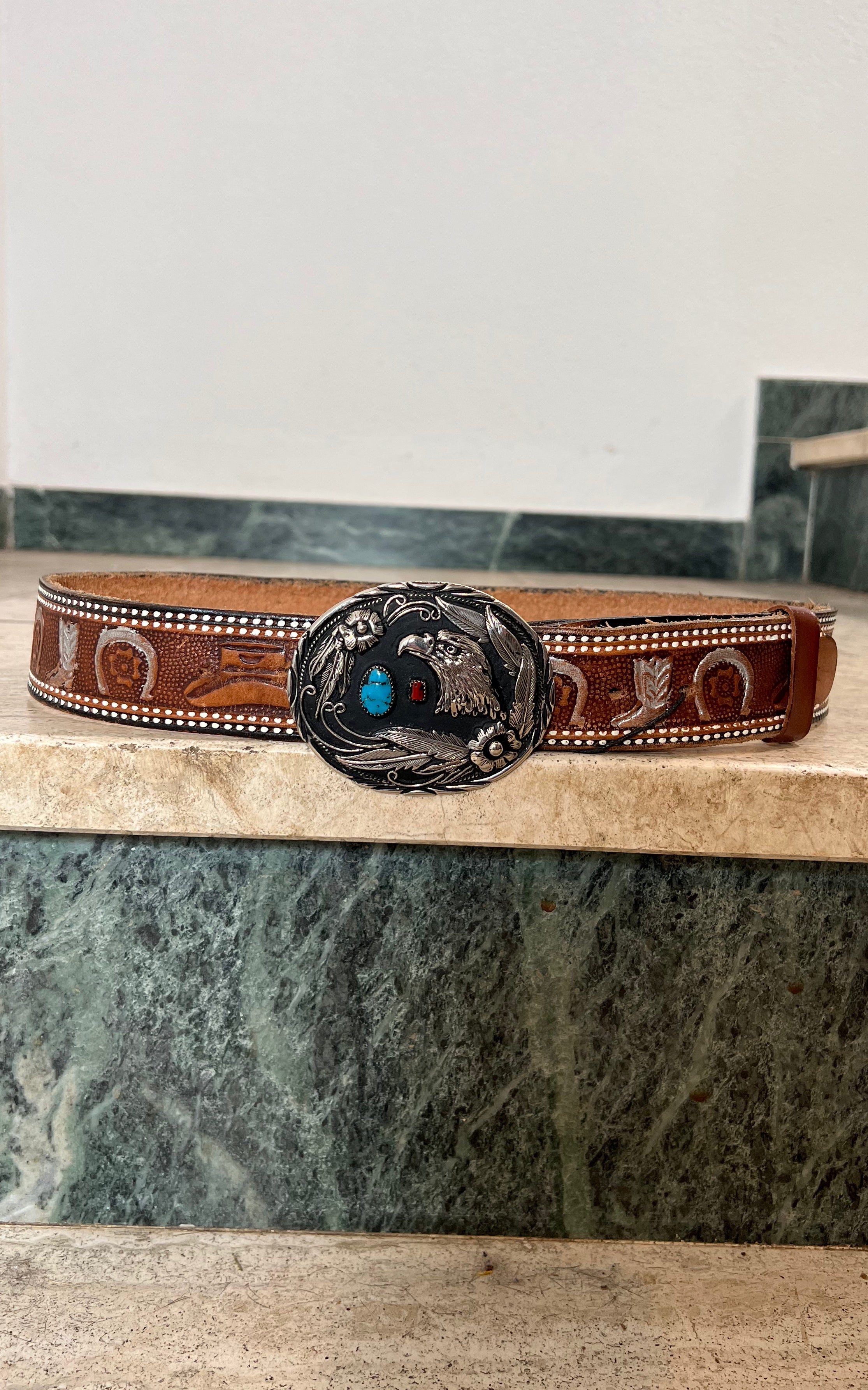 Vintage MENS Western Belt