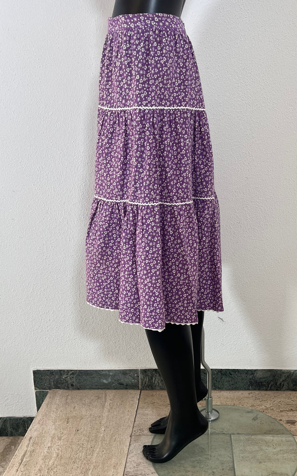 Vintage 70s Volant Skirt