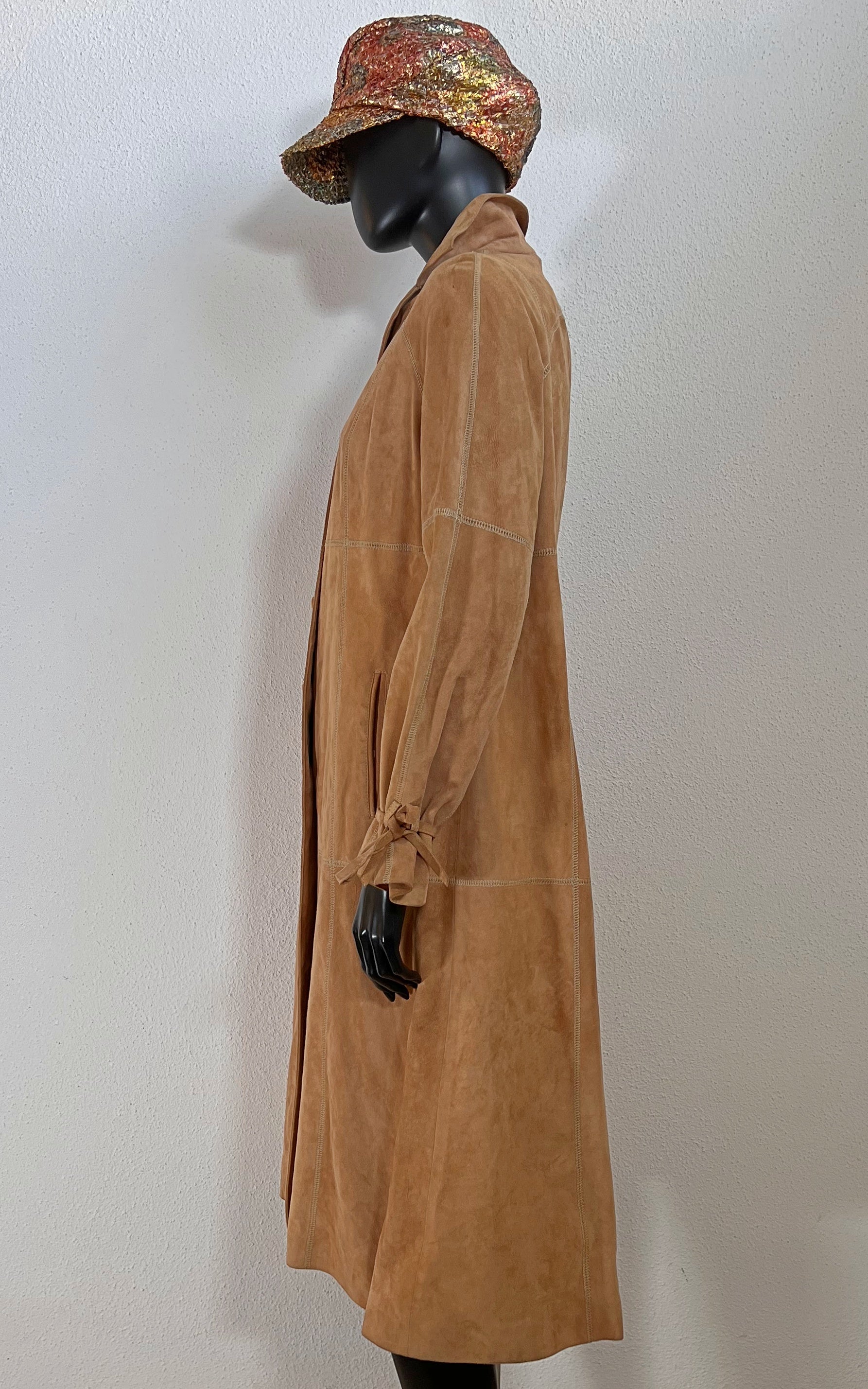 Vintage 70s Suede Leather Coat