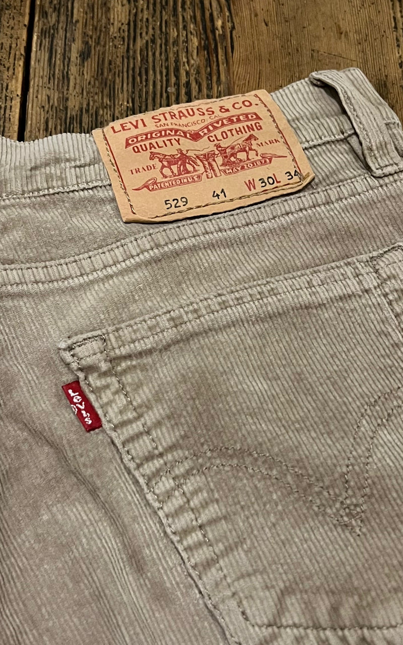 Vintage 90s Corduroy Levis 529 Flare