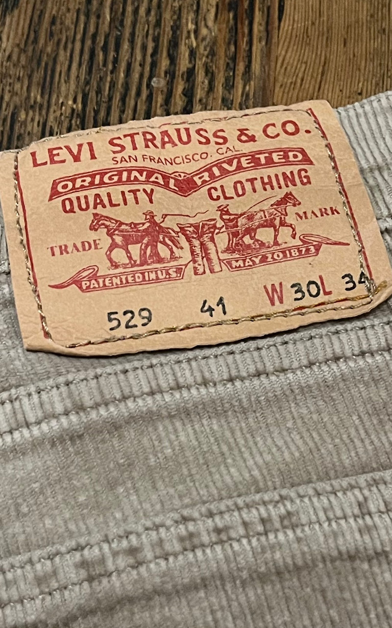 Vintage 90s Corduroy Levis 529 Flare