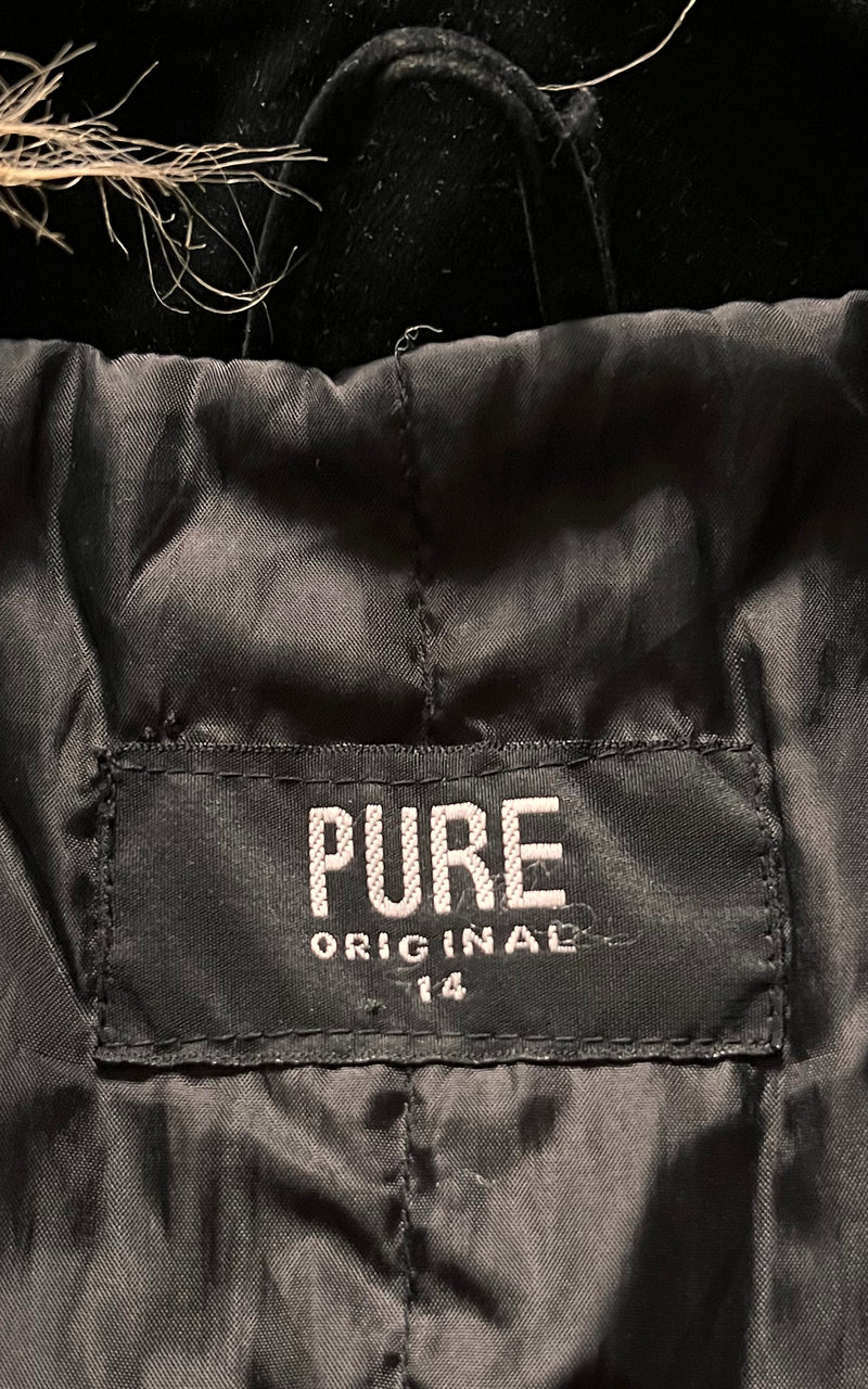 Vintage 90s Velvet Coat