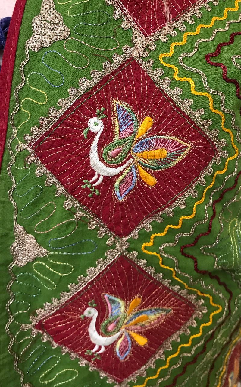 Embroidered Peacock Waistcoat