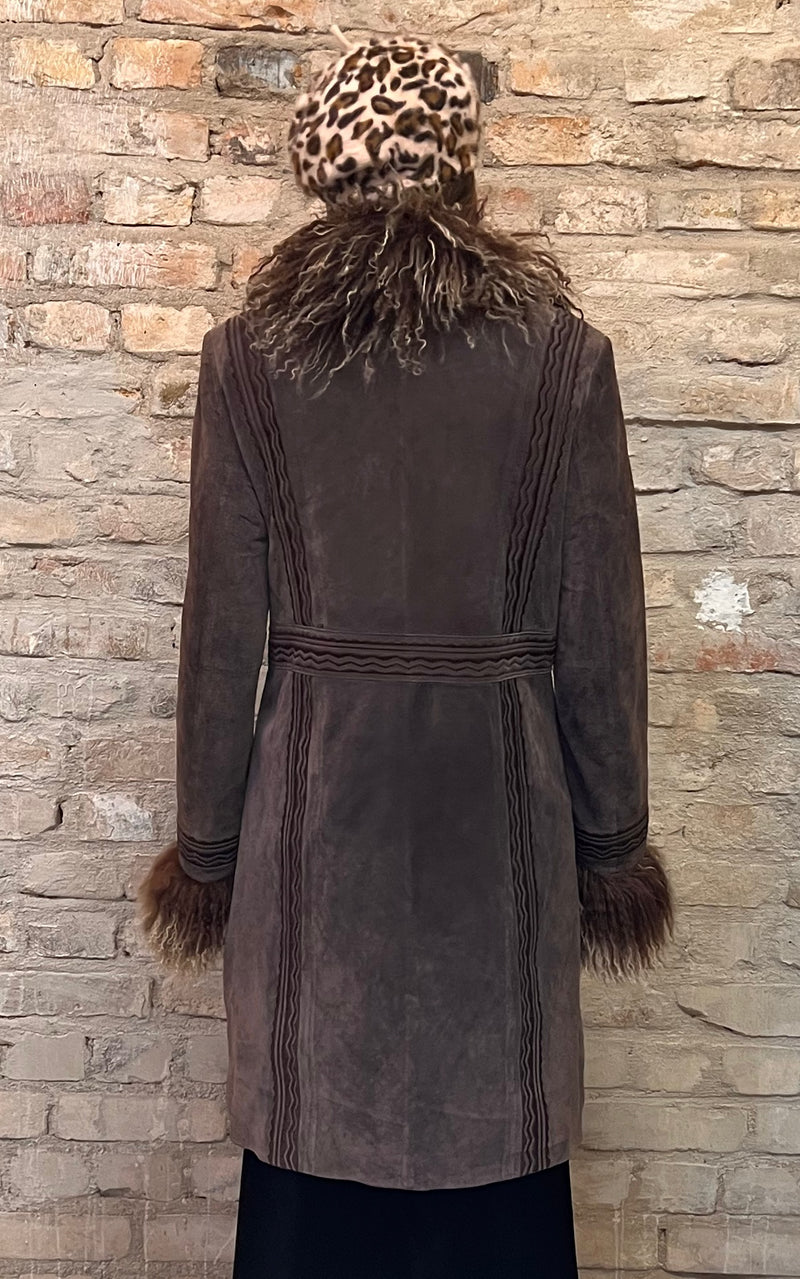 Vintage 90s Rene Derhy Afghan Coat