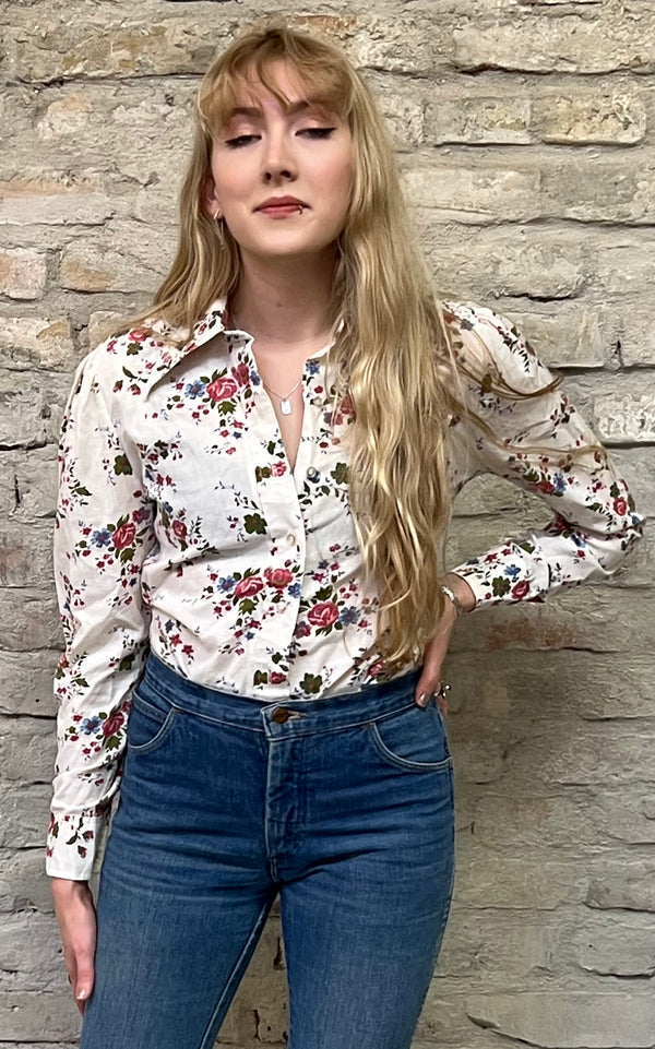 Vintage 70s Blouse Bodysuit