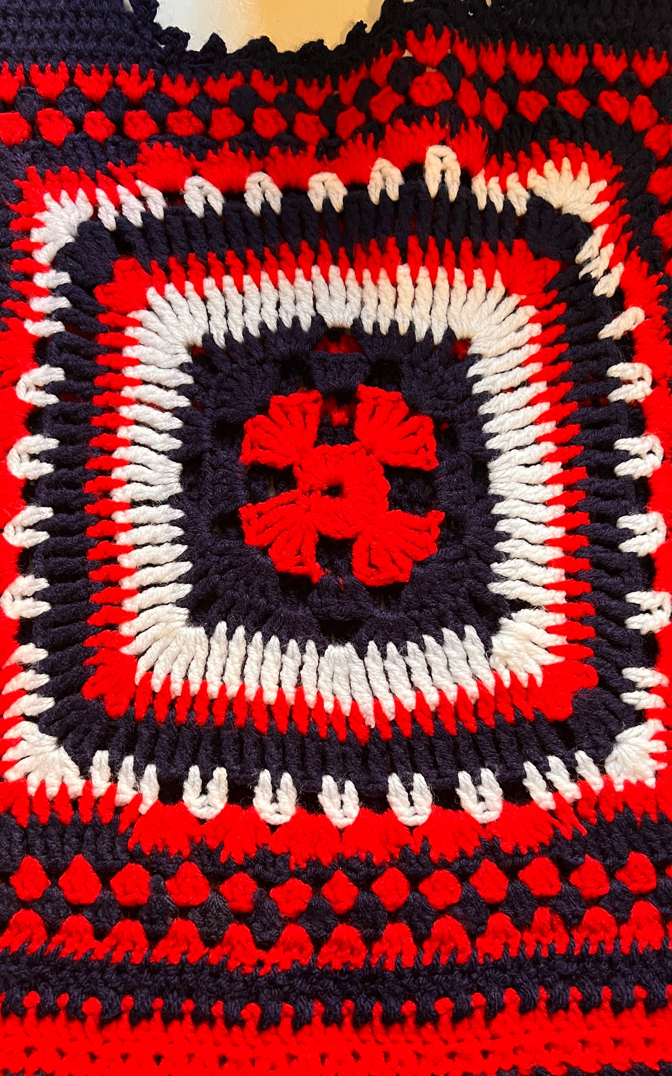 Vintage 60s Crochet Dress