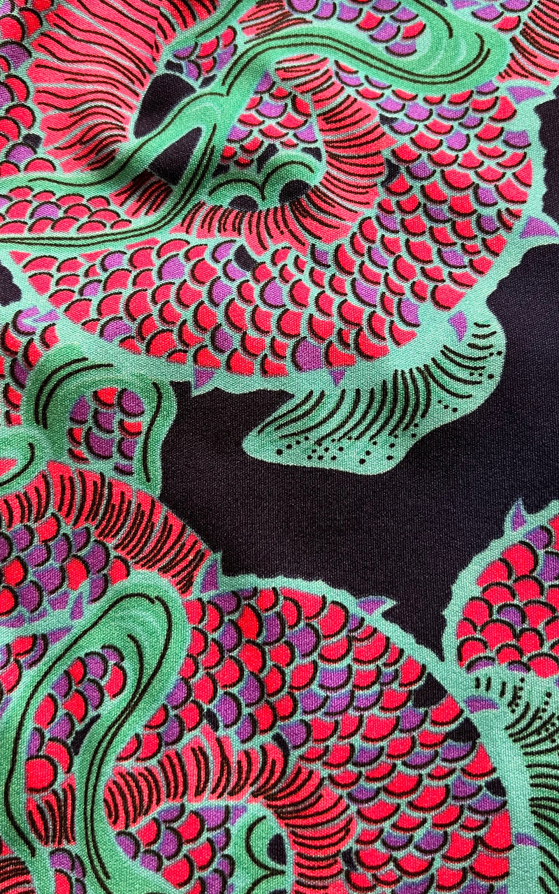Vintage 60s Schworn Modell Psychedelic Dress