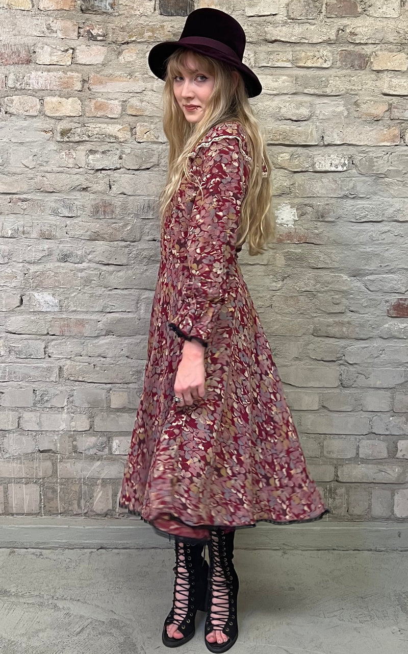 Vintage 70s Flower Dress