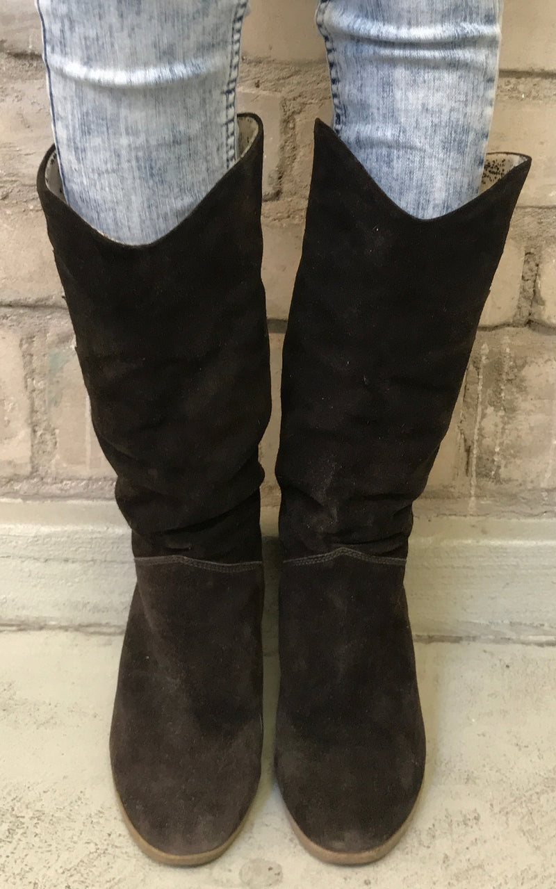 Vintage 70s Shearling Boots