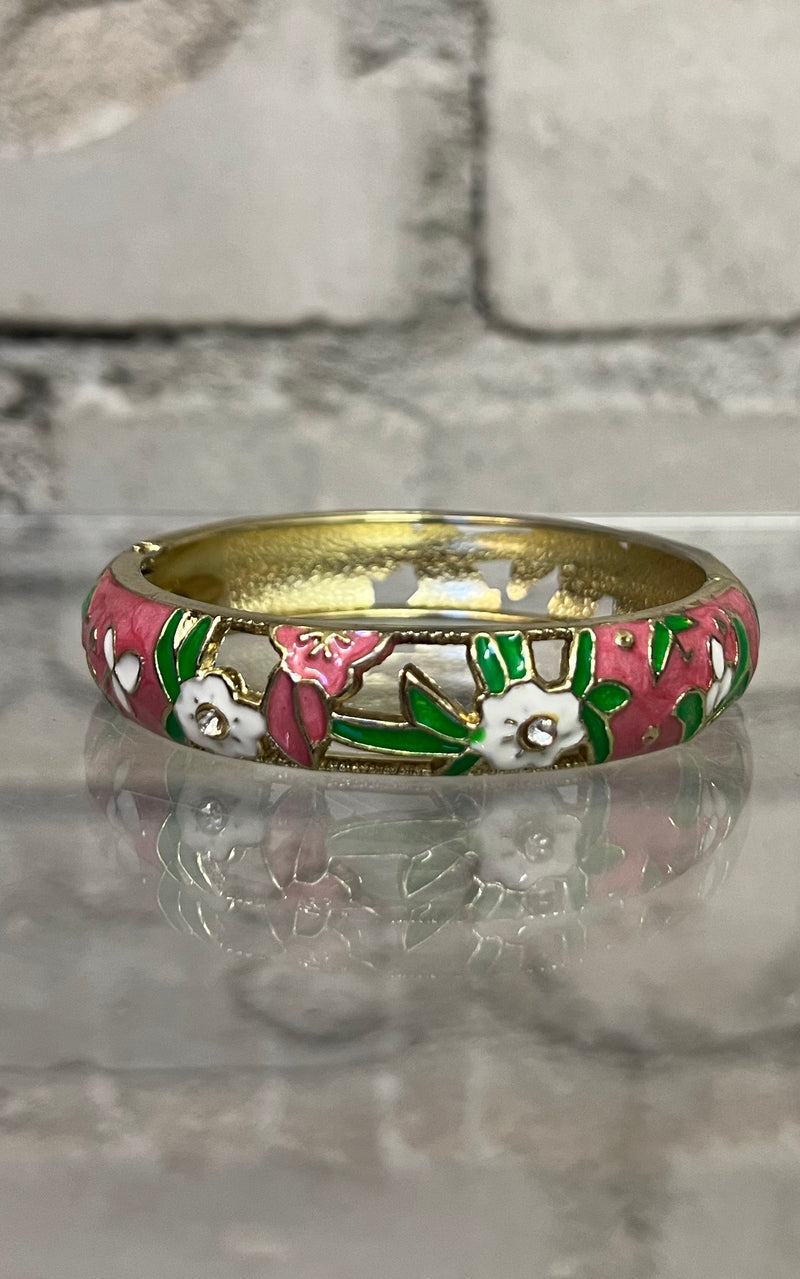 Vintage Cloisonné Bangle