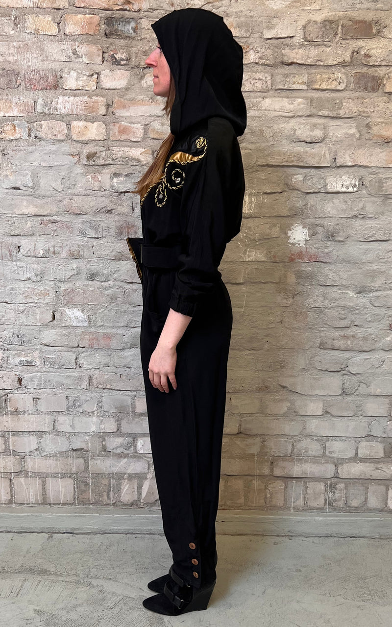 Vintage 90s Hooded Jumpsuit